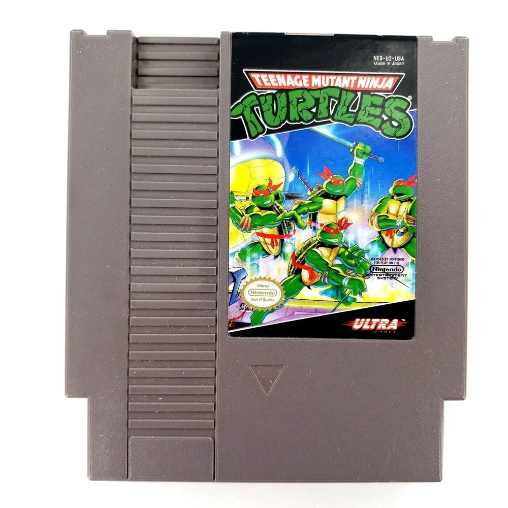 Teenage Mutant Ninja Turtles (Nintendo NES, 1989) Authentic Cart Only Tested